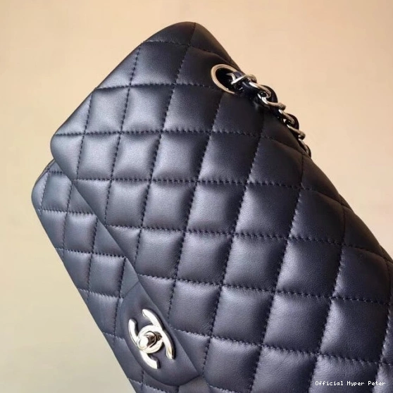 Hyper Peter CHANEL Royalblue With Lambskin Silver 25cm Hardware 0731